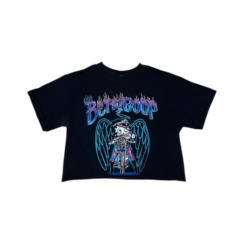 Betty boop cropped tee